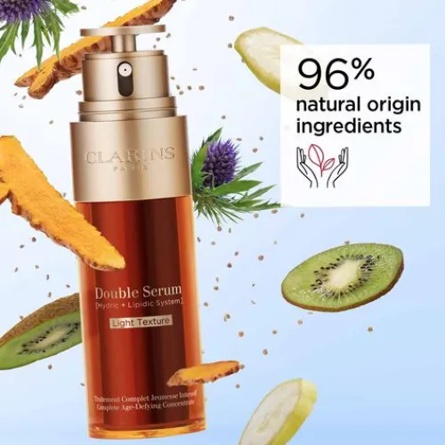 Clarins Face Serums<Double Serum Light Texture Anti-Aging Serum