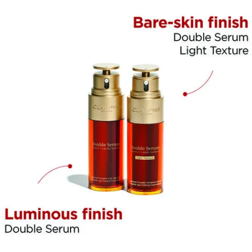Clarins Face Serums<Double Serum Light Texture Anti-Aging Serum