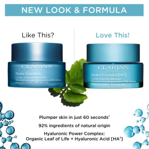 Clarins Moisturizers<Hydra-Essentiel Rich Cream With Hyaluronic Acid